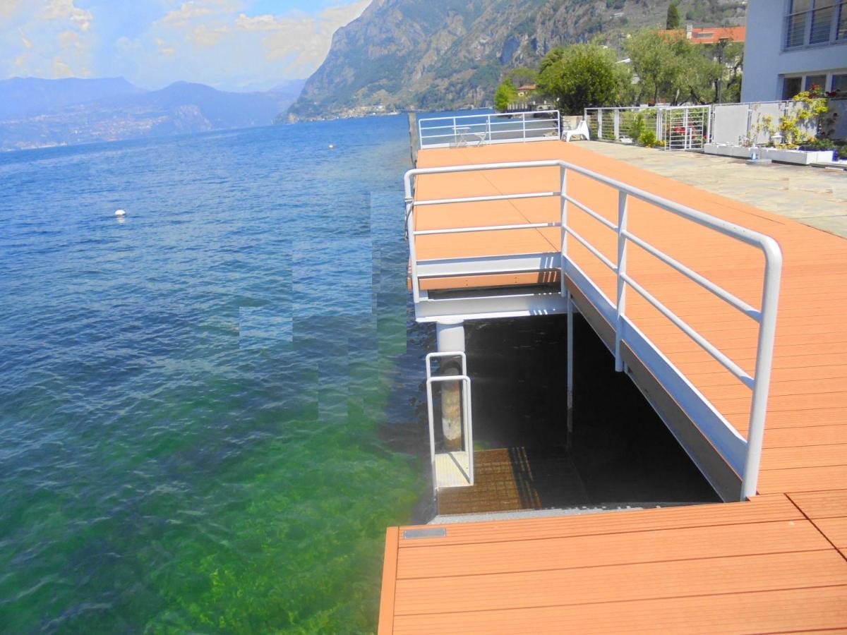 Direttamente Al Lago Apartments Marone Exteriör bild