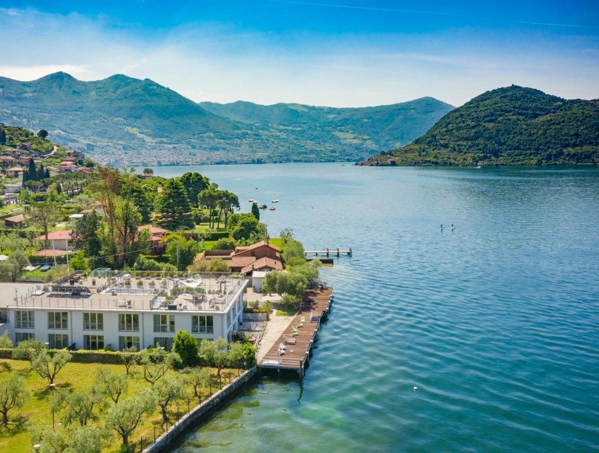 Direttamente Al Lago Apartments Marone Exteriör bild